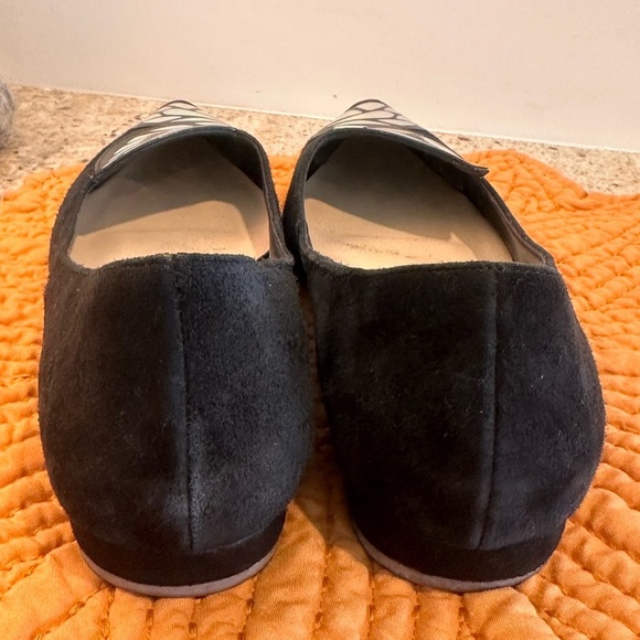 Sophia Webster Black Butterfly Flats Loafers Size 37 (6.5) Iridescent - Picture 4 of 8